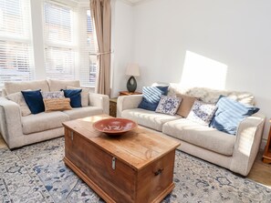 Cottage | Living area | TV, fireplace - Seafarers (Scarborough)