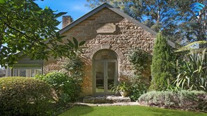 Exterior detail - Protestant Hall - complete peace and tranquility (Wildes Meadow)