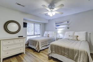 2 chambres, fer et planche à repasser, Wi-Fi gratuit, draps fournis