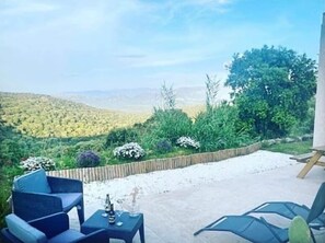 Terrace/patio - Charming air-conditioned T2 apartment 10 minutes from the beach (Santa-Reparata-Di-Balagna)