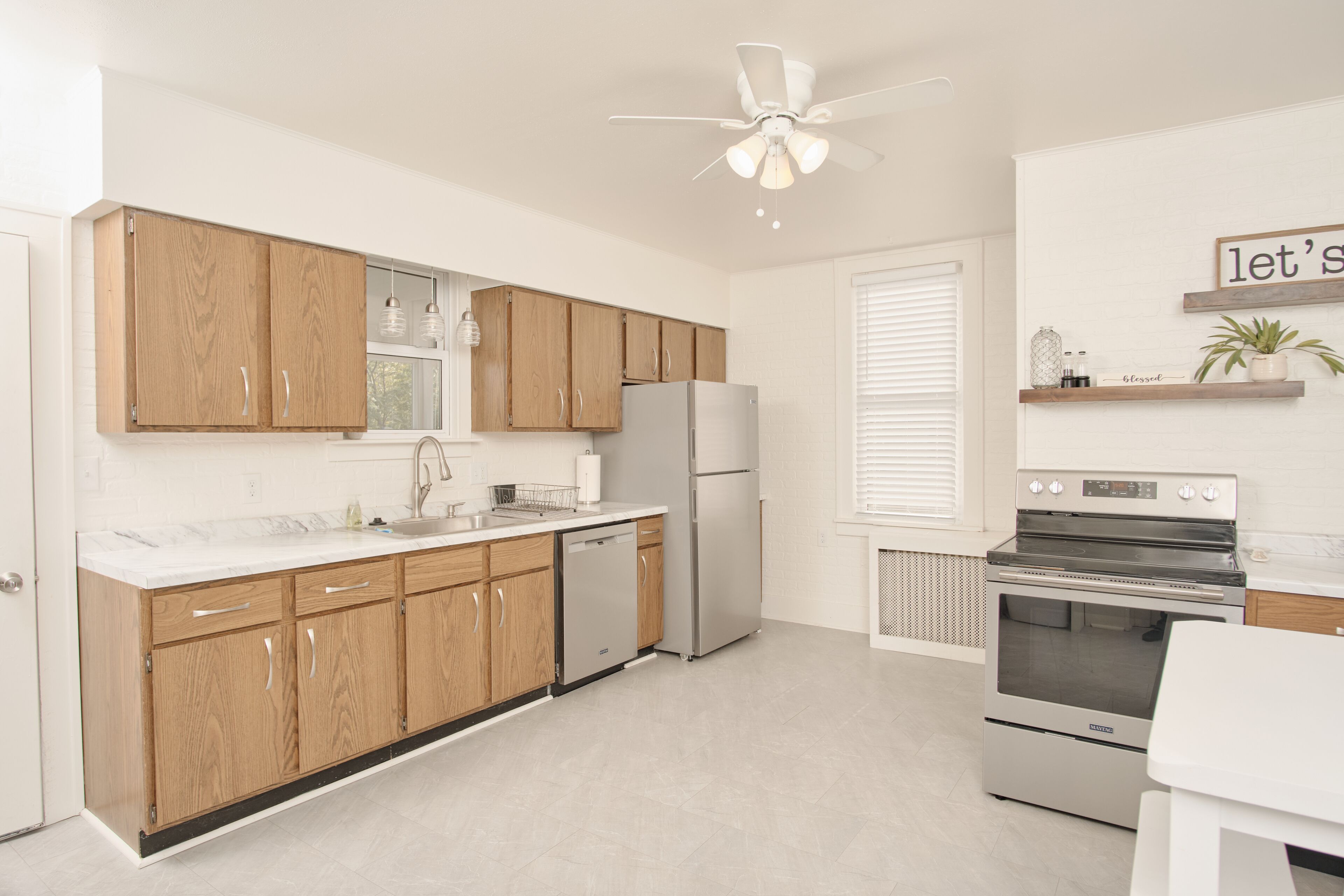 Walker’s Hidden Gem! Steps to Downtown Walker & Heartland Trail! Includes Garage