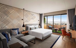 In-room safe, desk, laptop workspace, soundproofing