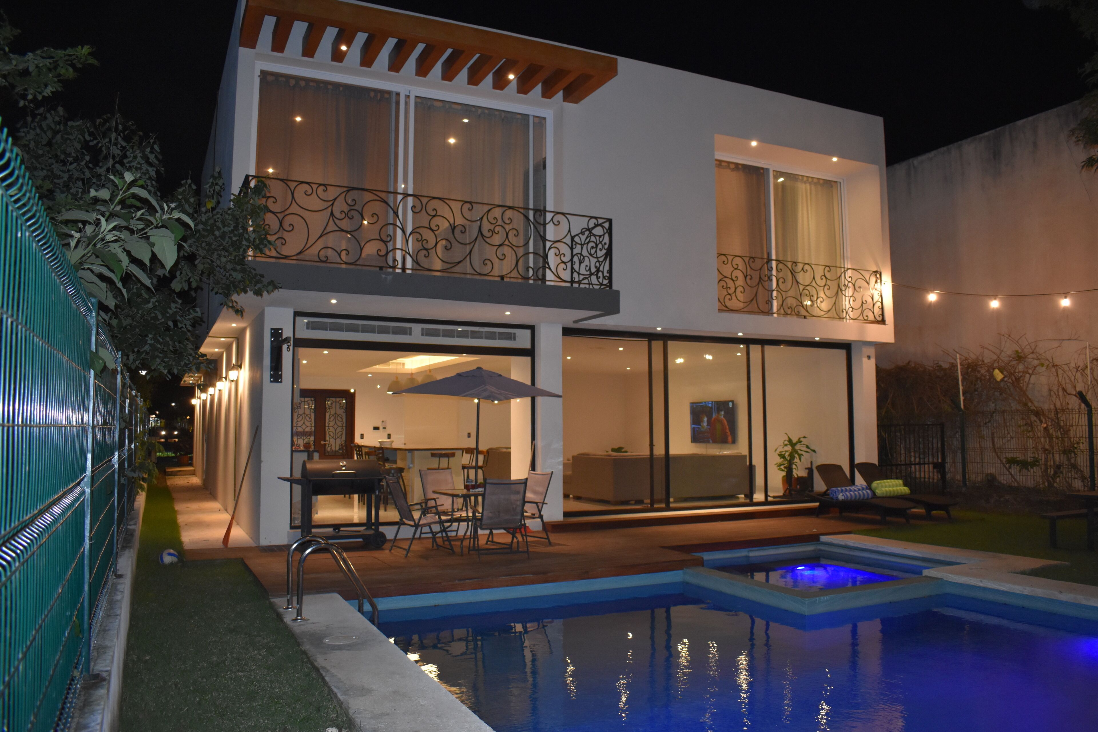 Alberca al aire libre 