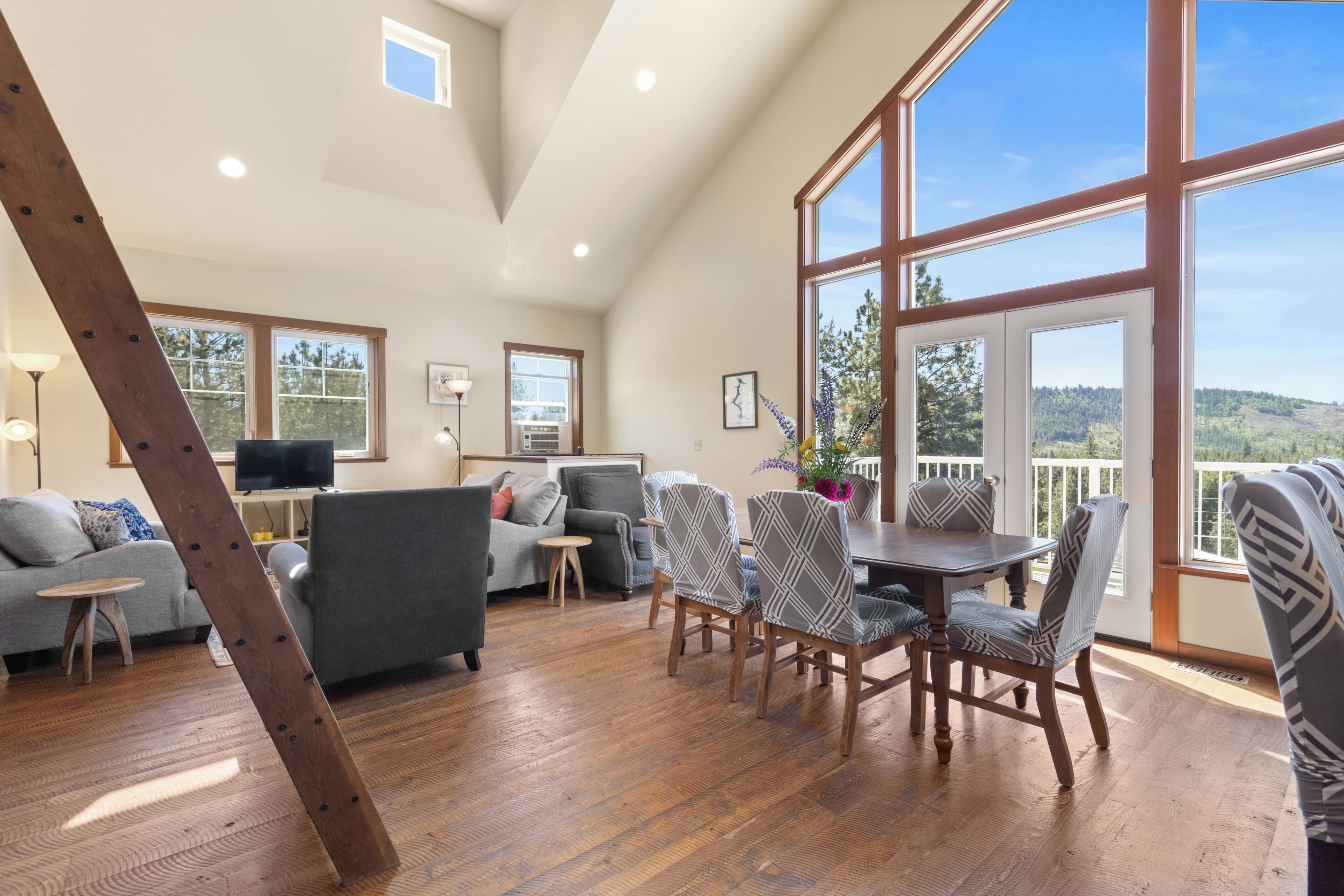 Smart TV, DVD player, books