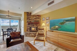 Smart TV, fireplace, DVD player - Lodge at Mtn Village B148 | Ski-In/Out | Valley View | Washer/Dryer | Pool | Hot Tub (Park City)