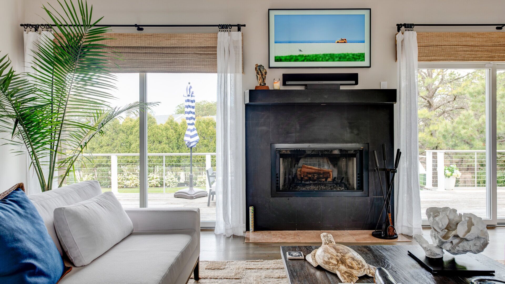 Newly Renovated, Modern home with pool, cathedral ceilings, open-floor...