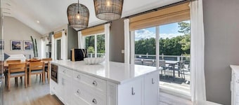 Newly Renovated, Modern home with pool, cathedral ceilings, open-floor...