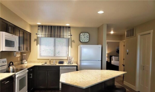 Fridge, microwave, oven, stovetop - Wapato Point Resort Condo - Right on Lake Chelan! (Manson)