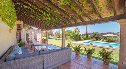 House for 8 people with private pool and playground in Valldemossa, Mallorca