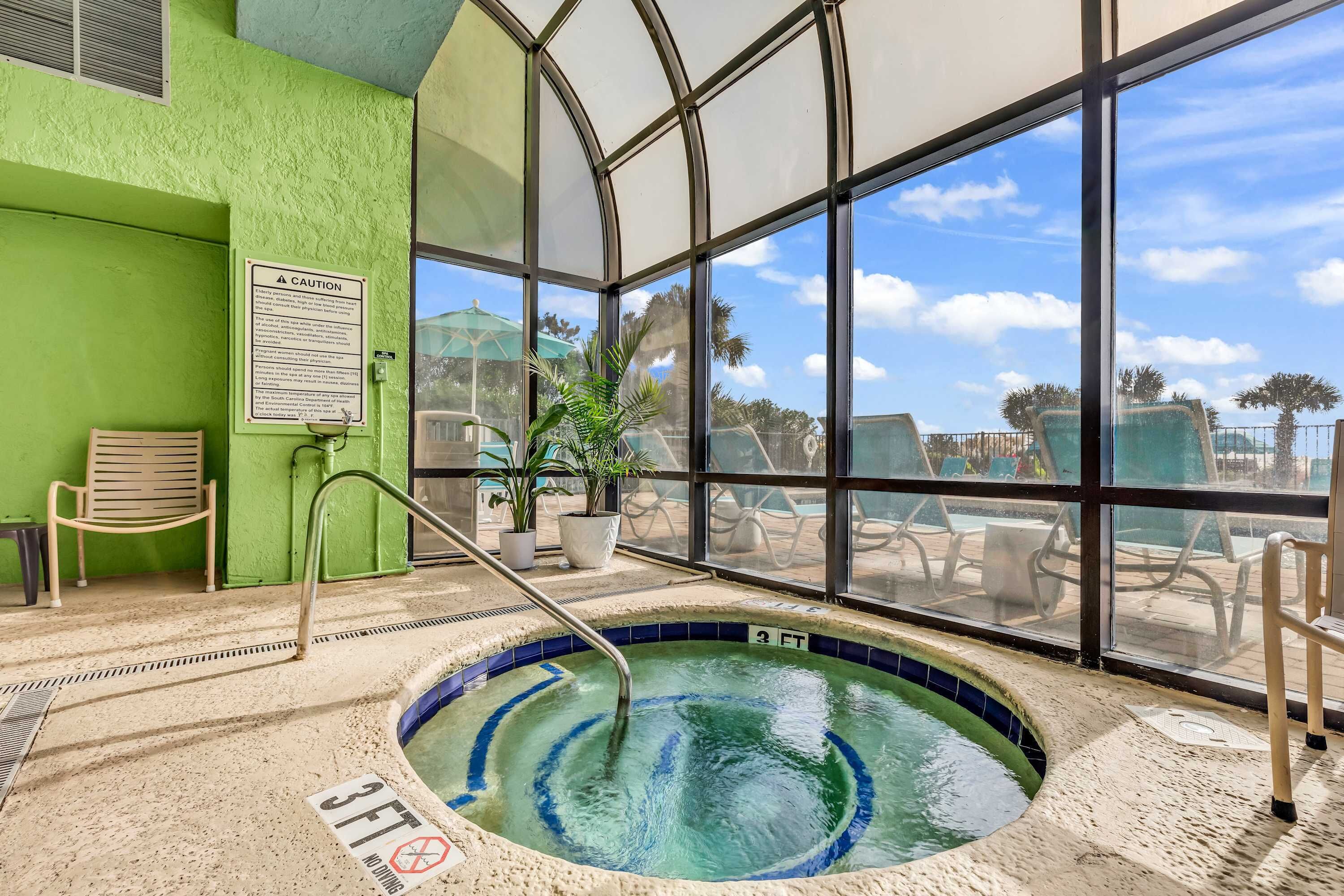Una piscina techada