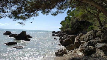 Una spiaggia nelle vicinanze