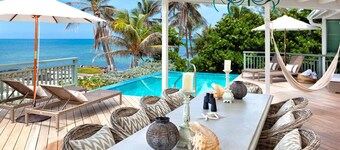 Amazing Beachfront Villa With Pool - Emily House (5 bed)