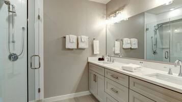 Hair dryer, towels