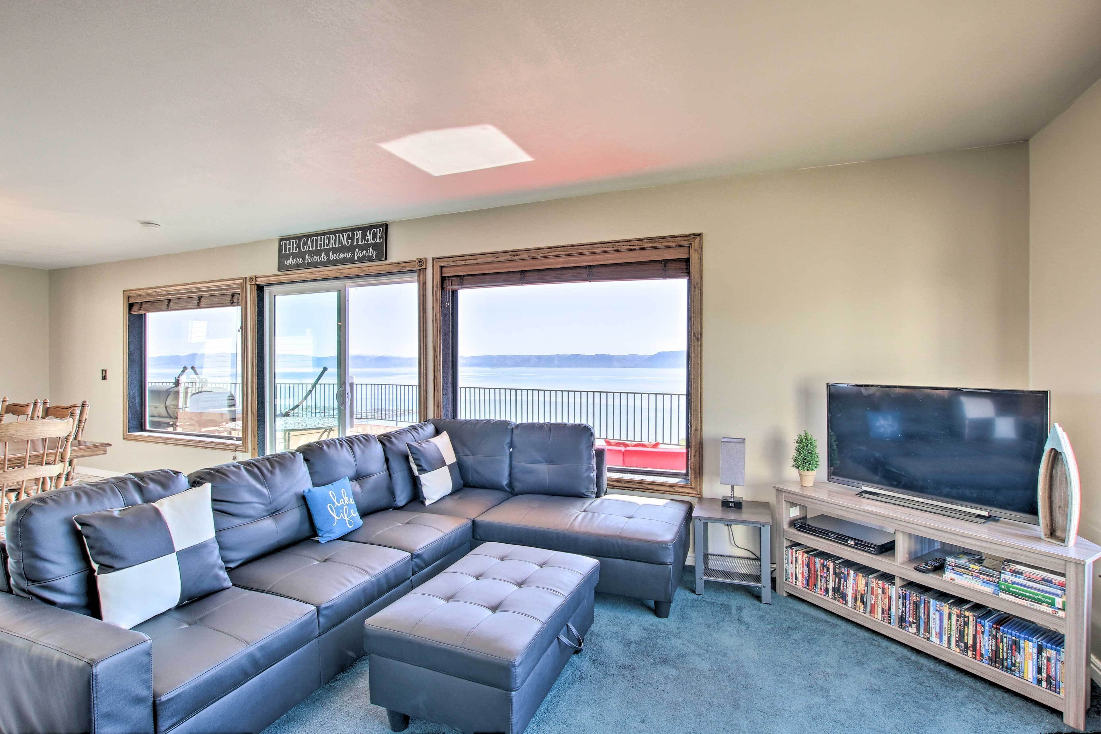 Breathtaking Bear Lake Escape w/ Game Room & View!