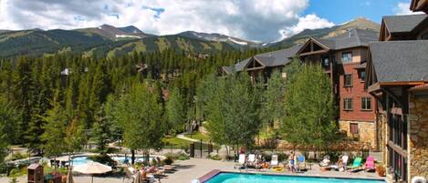Indoor pool, outdoor pool