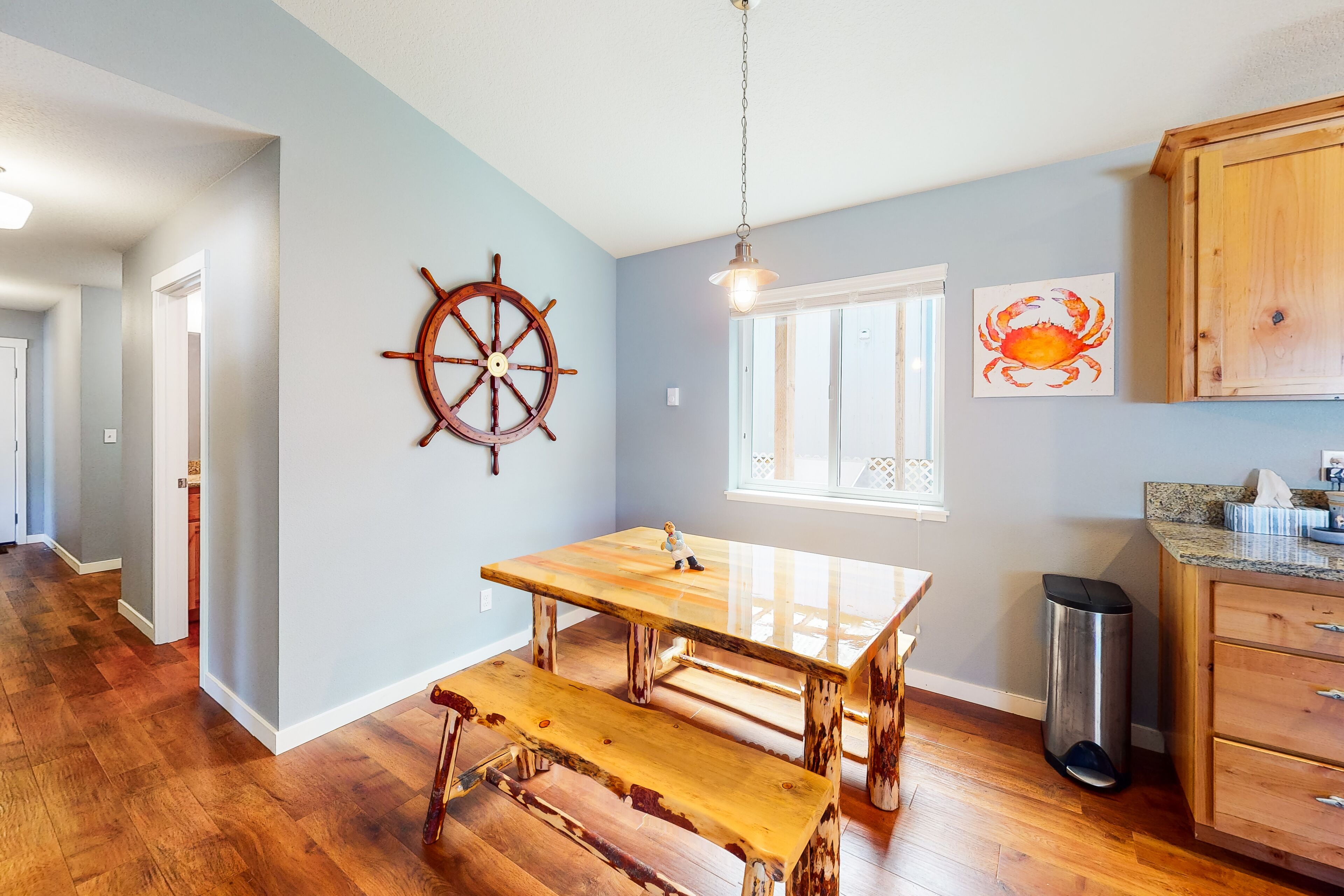 Dog-Friendly Home w/ Front Porch, Wood Stove, WiFi, W/D - Walk to the Beach!