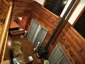 3 Bed Room House, Non Smoking | Living area | Flat-screen TV, DVD player - Loghouse kizuki (Tsuru)