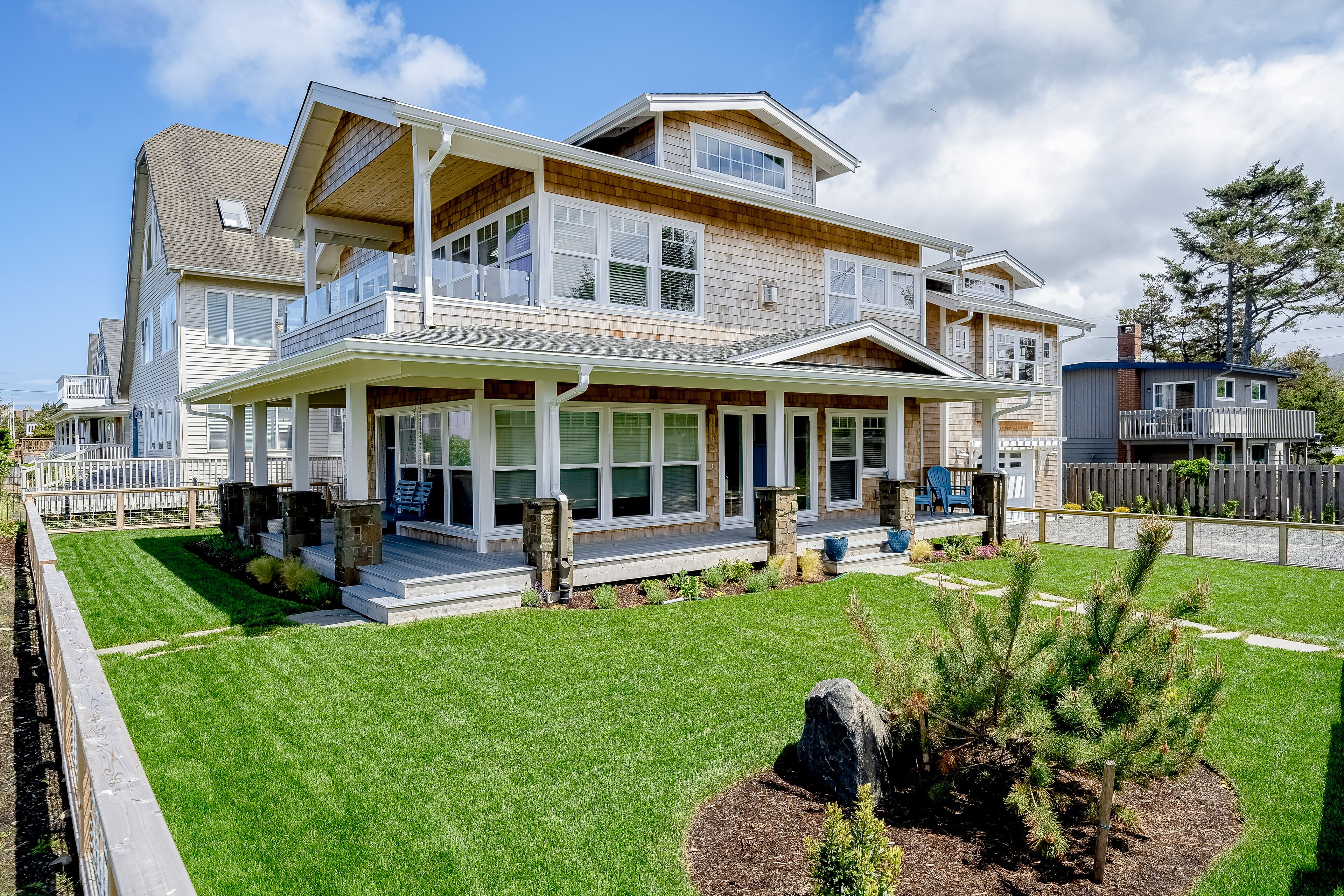 Oceanfront, Dog-Friendly Home with Gas Fireplace - Just Steps from the Beach