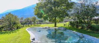 Chalet "Agriturismo Casa Al Campo" avec vue sur les montagnes, piscine privée et Wi-Fi