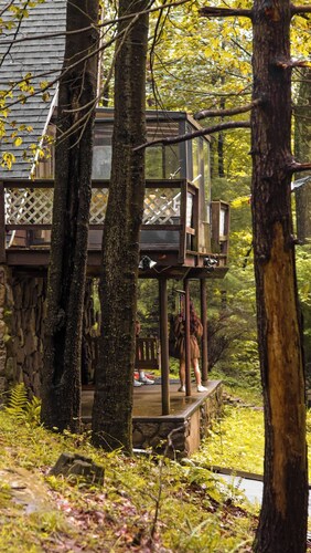 Escape in our Rain-Forest A Frame Cabin-Retreat w/ Private Hot Tub