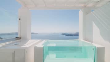 Studiosuite, Whirlpool (Sunset Crystal, Caldera View) | Eigener Whirlpool