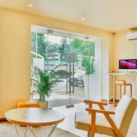 Sala de estar en el lobby