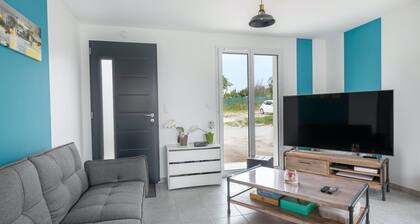 Haus mit Garten, 6 Erwachsene und 1 Kind