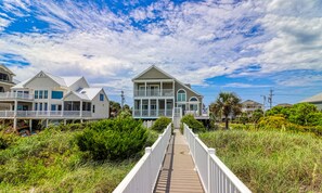 Exterior - Five Bed, Four Bath, Renovated, Oceanfront Home w/ Private Pool (Garden City Beach)