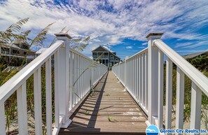 Property grounds - Five Bed, Four Bath, Renovated, Oceanfront Home w/ Private Pool (Garden City Beach)