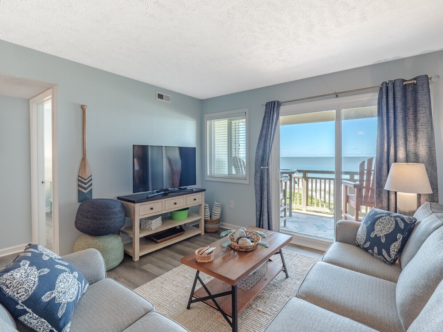 Oak Island Beach Villas 406: 2BR, 2BA, Sleeps 5 - oceanfront condo with pool!