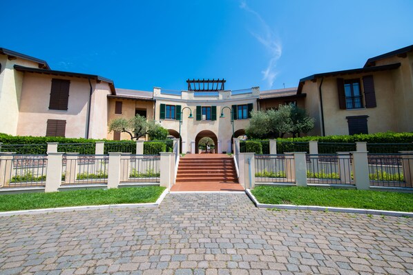 Fassade der Unterkunft