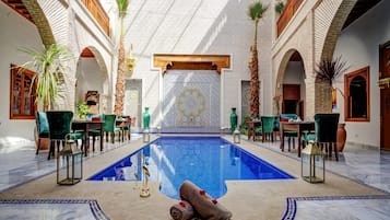 Indoor pool, outdoor pool