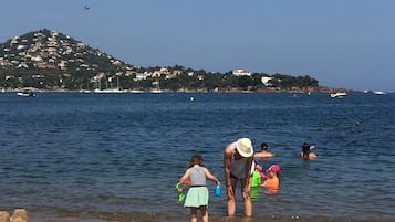 Vlak bij het strand