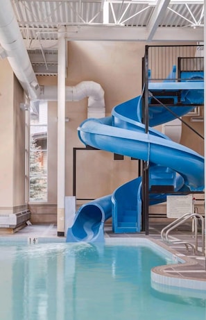 Indoor pool, a heated pool