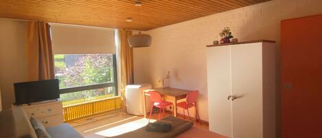 1 bedroom, travel crib, free WiFi, bed sheets