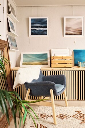 Interior - Private coastal space, adjoining family home- with sea views (Galway)