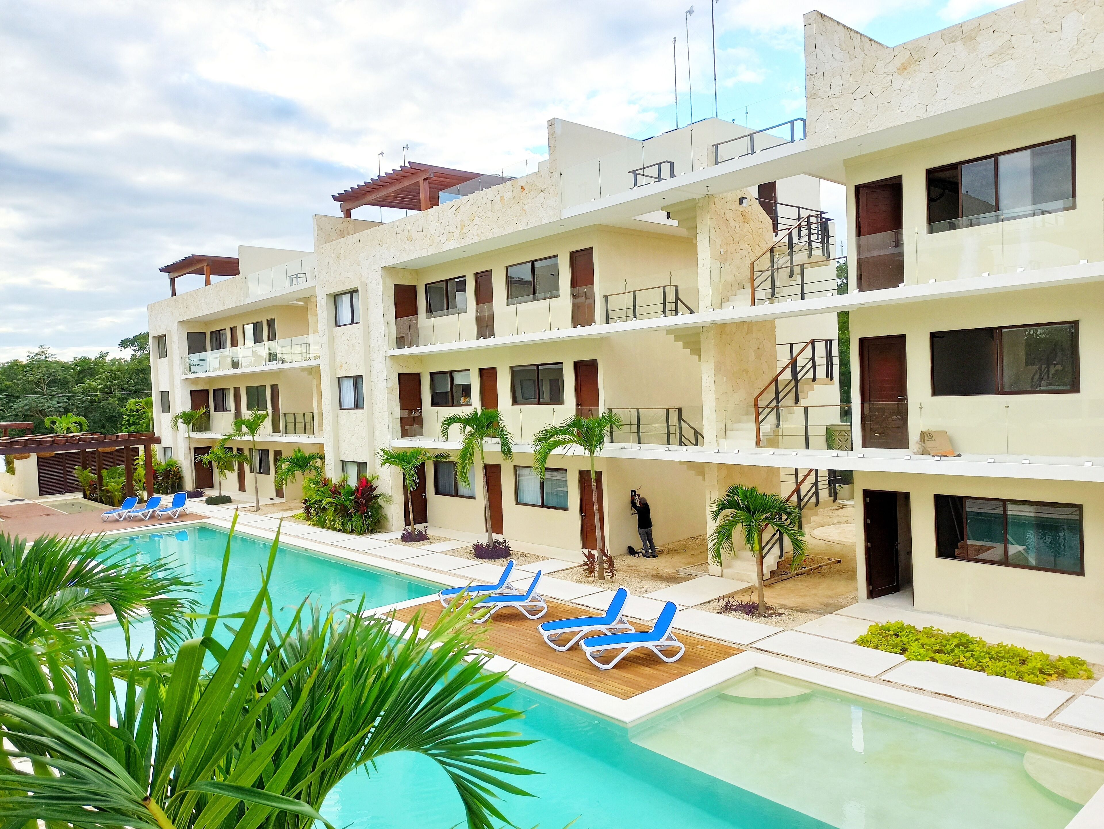 Alberca al aire libre 