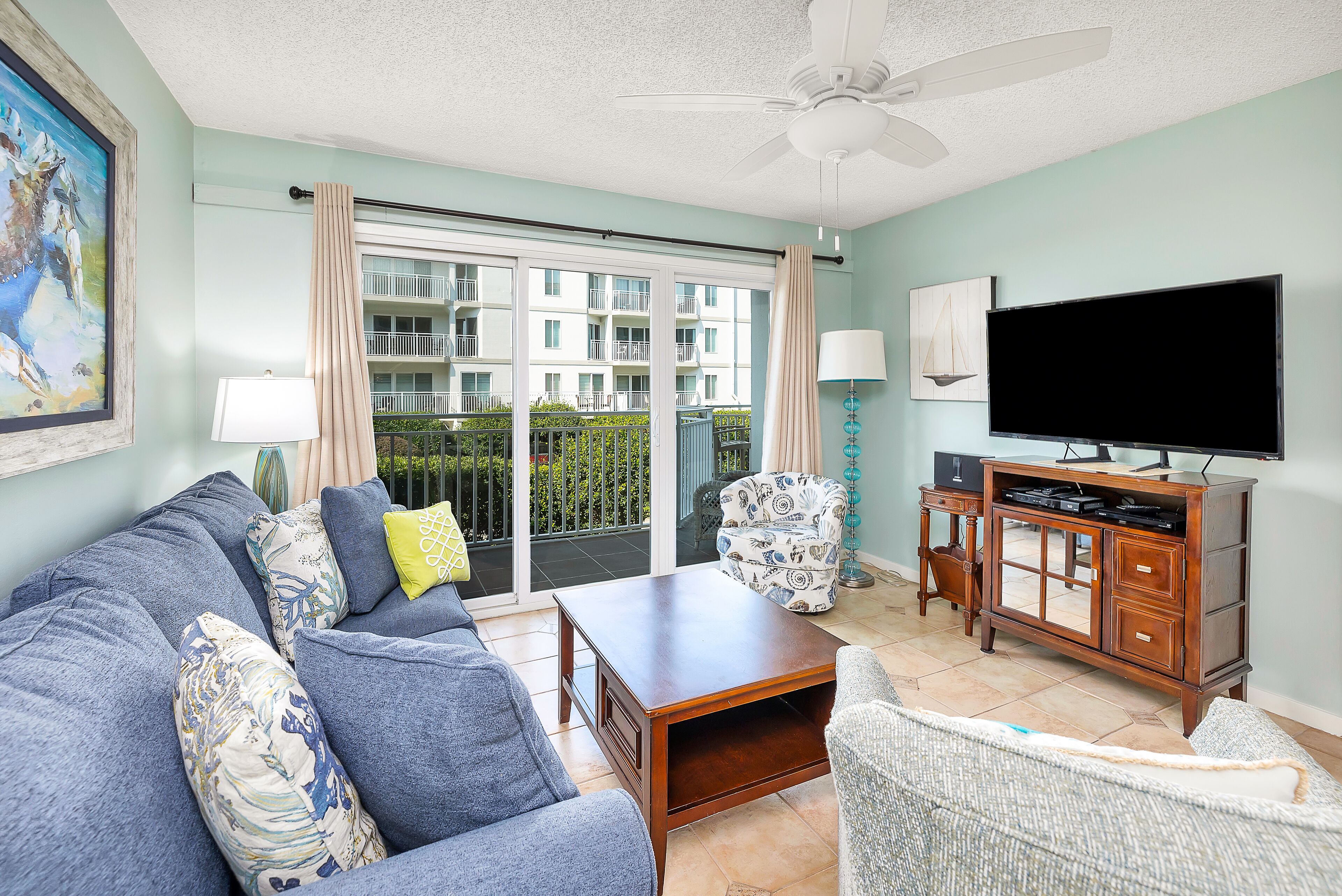 Beachfront Condominium with Courtyard View! Amenities Include Pool, Tennis and Fitness Ctr