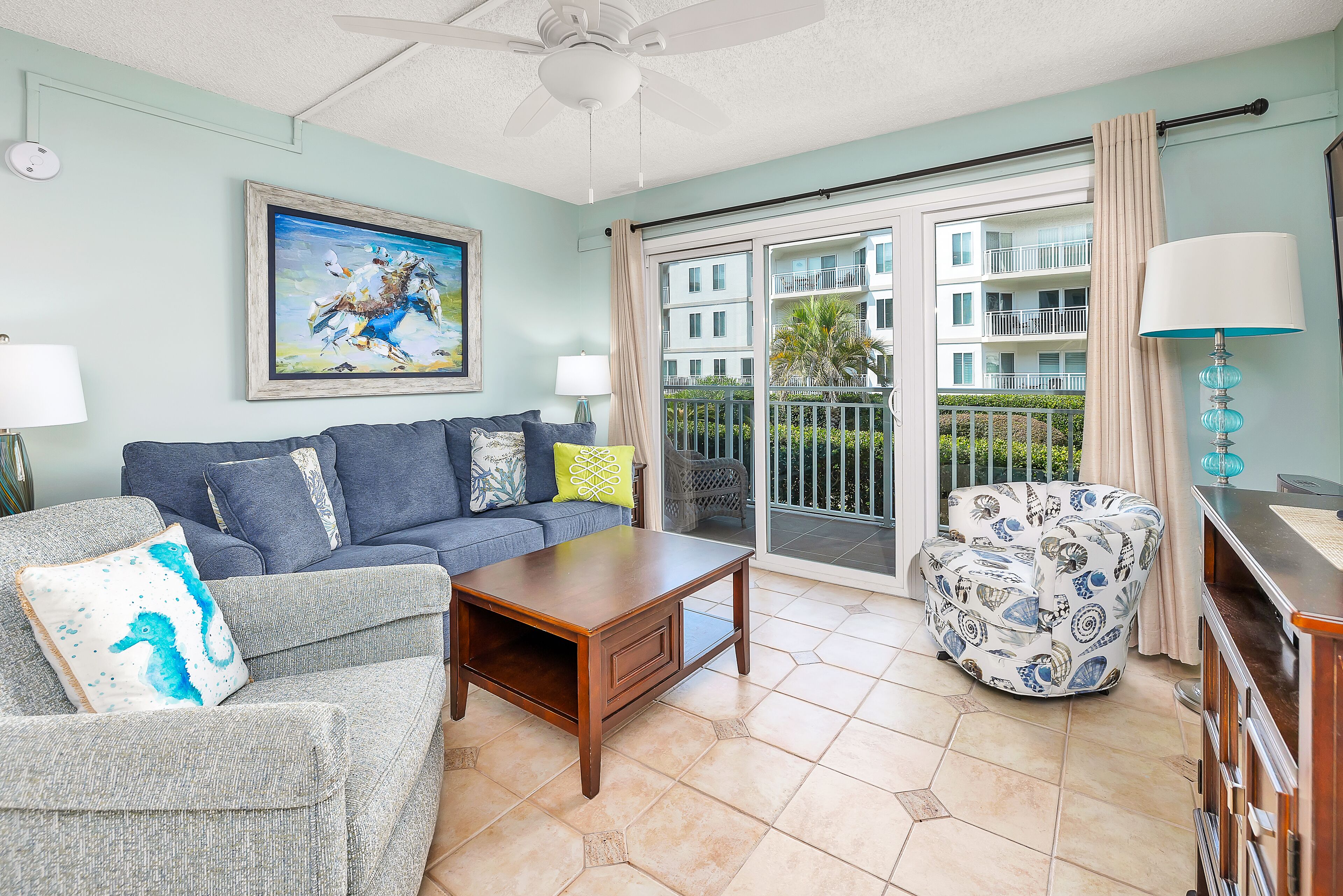 Beachfront Condominium with Courtyard View! Amenities Include Pool, Tennis and Fitness Ctr
