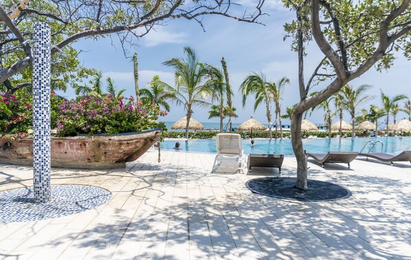 Outdoor pool - Samaria Beach Club Apt 1036 <br>Santa Marta, COLOMBIA  (Santa Marta)