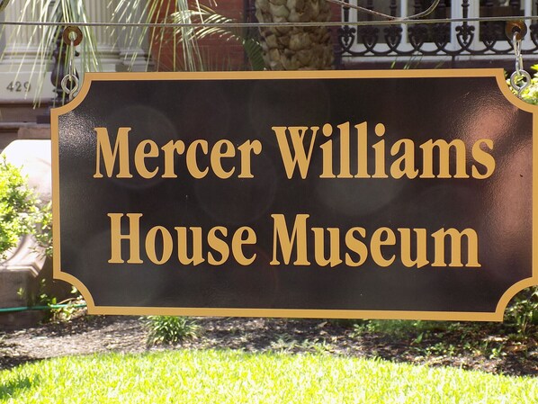 Home to the Mercer Williams House Museum, this historic property offers a glimpse into Savannah's rich past.