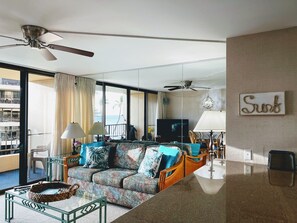 Smart TV, DVD player - Ohana Paradise w/ Ocean View,  Longest beach on Maui, Sugar Beach, Sleeps 4 (Kihei)