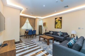 One Bedroom Deluxe Apartment | Living area