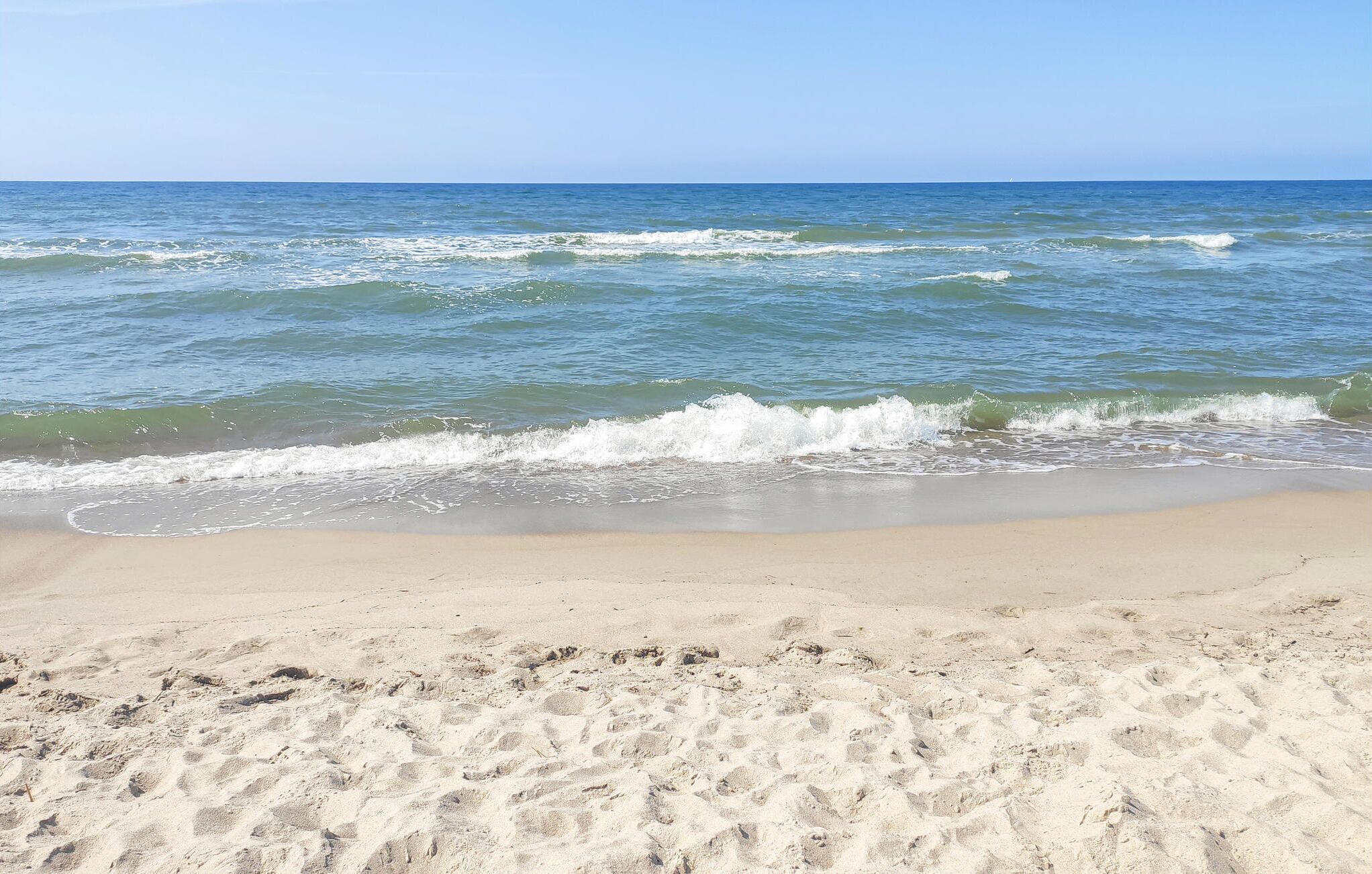 Nær stranden og fisking