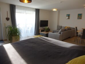 1 makuuhuone, silitysrauta/-lauta, ilmainen Wi-Fi, vuodevaatteet