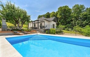 Una piscina climatizada