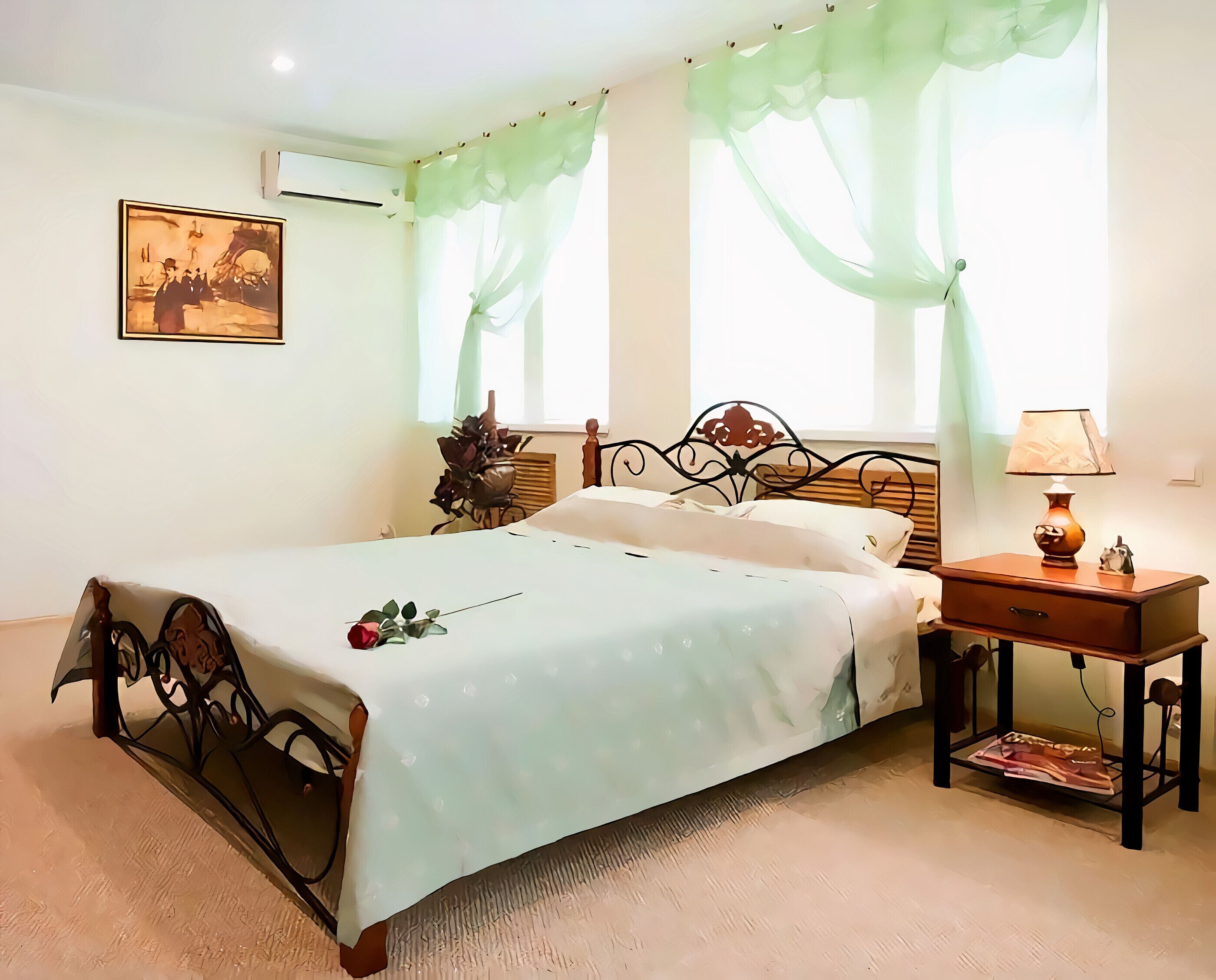 1 bedroom, iron/ironing board, free WiFi, bed sheets