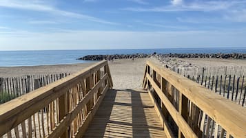 Accommodatie ligt op het strand