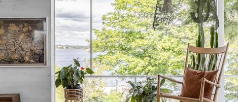 Uitzicht vanuit accommodatie