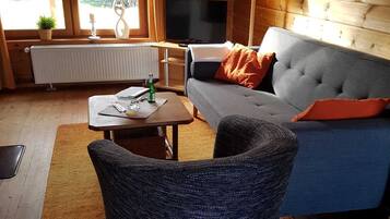 Una Smart TV, libros